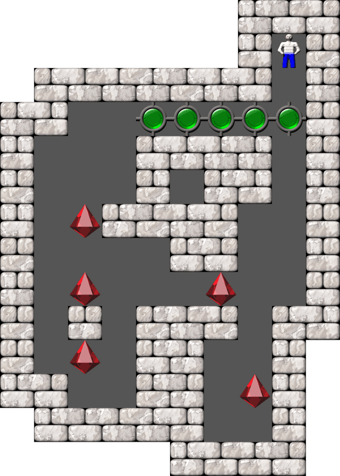 Sokoban Alberto Garcia Arranged level 176